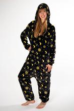 Onesie Maan Zon Sterren Pak 128-134 Sterrenpak Kostuum Zwart, Ophalen of Verzenden, Nieuw, 134 t/m 140