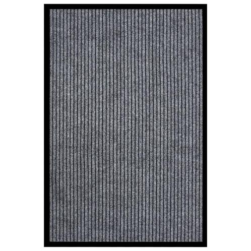 vidaXL Deurmat 80x120 cm gestreept grijs, Tuin en Terras, Deurmatten, Nieuw, Verzenden