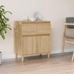 vidaXL Dressoir 60x35x70 cm bewerkt hout sonoma eikenkleurig, Verzenden, Nieuw, 50 tot 100 cm, 25 tot 50 cm