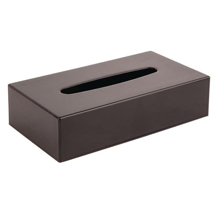 Tissue box - rechthoekig - zwart, Zakelijke goederen, Horeca | Keukenapparatuur, Nieuw in verpakking, Verzenden