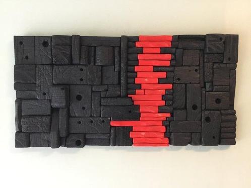 Dominique Dezen - Snijwerk, Fracture - 80 cm - Hout - 2025, Antiek en Kunst, Kunst | Designobjecten