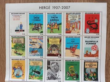 Tintin - Kuifje en de maan / Herge 1907-2007 - 2 Album, beschikbaar voor biedingen