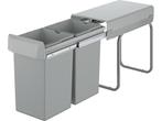 GROHE Inbouw Prullenbak - 2 afvalbakken (2x15L) - 40855000, Verzenden, Zo goed als nieuw