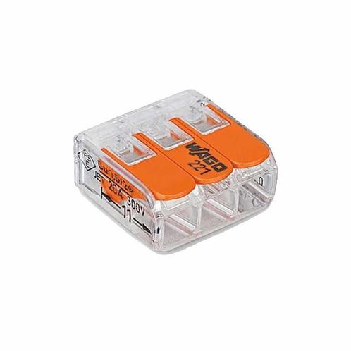 Wago 221-413 lasklem - 50 stuks, Doe-het-zelf en Verbouw, Elektra en Kabels, Ophalen of Verzenden
