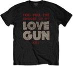 shirts - Kiss Pull The Trigger/Love Gun T-shirt - Size2XL..., Zo goed als nieuw, Verzenden