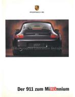 2000 PORSCHE 911 MILLENNIUM BROCHURE DUITS, Boeken, Auto's | Folders en Tijdschriften, Nieuw, Porsche, Author