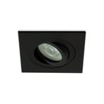 Inbouwspot Vienna mini | Kantelbaar | Vierkant | Zwart, Huis en Inrichting, Lampen | Spots, Verzenden, Nieuw