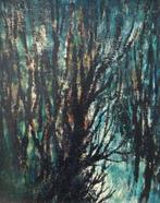 Toon Koster (1913-1989) - Expressionistisch boszicht, Antiek en Kunst, Kunst | Schilderijen | Klassiek