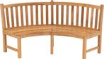 Ronde Tuinbank - Teak - Rond 200cm, Verzenden, Nieuw