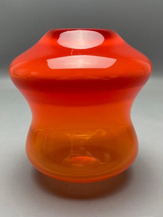 Glasfabriek Leerdam - P. Spannenberg - Vaas - Glas, Antiek en Kunst, Antiek | Glas en Kristal