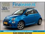 Fiat 500 1.0 Hybrid Sport Pano Navigatie LED Cruise Airco, Auto's, Fiat, LED verlichting, Overige carrosserieën, Blauw, Handgeschakeld