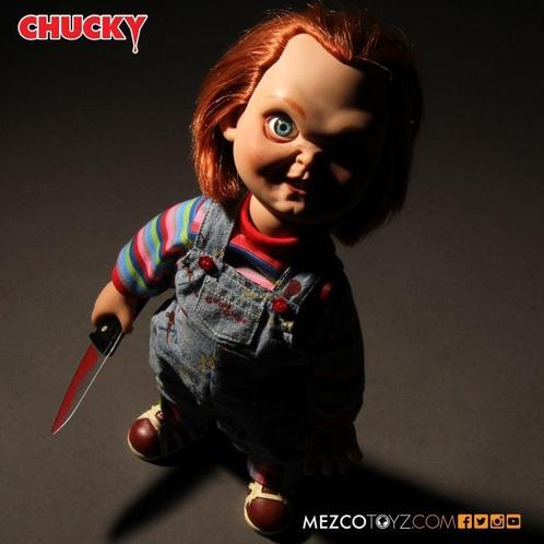 Childs Play Talking Sneering Chucky 38 cm, Verzamelen, Film en Tv, Nieuw, Ophalen of Verzenden