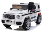 Mercedes G63 12v, muziekmodule, lederen stoel, rubberen EVA, Ophalen of Verzenden, Nieuw