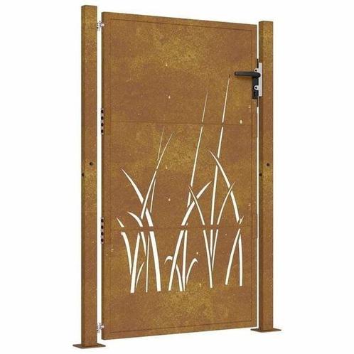 Cortenstaal Poort 105x155 | Retourdeal | 40% Korting, Tuin en Terras, Tuinhekken en Hekwerk, Met poort, Nieuw, IJzer, Tuinhek