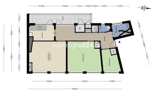 Woningruil - Groen van Prinstererlaan 5 - 2 kamers, Huizen en Kamers, Woningruil, Den Haag