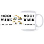 Beker - Tekst - Mooi Wark - Met afbeeldingen Diverse Zware M, Ophalen of Verzenden, Nieuw