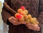 sculptuur, Massive, Grande Grappe de raisin legno - 33 cm -, Antiek en Kunst, Curiosa en Brocante