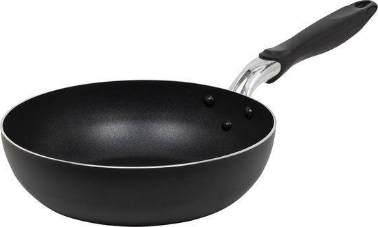 2dekans | Resto Antares Wokpan Ø24 cm – Antiaanbaklaag –, Huis en Inrichting, Keuken | Potten en Pannen, Nieuw, Ophalen of Verzenden