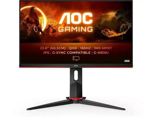 AOC Gaming Q24G2A/BK Rood, Zwart, Computers en Software, Monitoren, Zo goed als nieuw, Verzenden