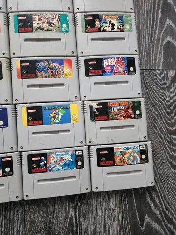 Nintendo - Snes - 40x Nintendo Snes Game Cartridges Pal - beschikbaar voor biedingen