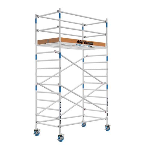 ASC Rolsteiger 135 x 5.2 mtr werkhoogte, Doe-het-zelf en Verbouw, Steigers, Rolsteiger of Kamersteiger, Nieuw, 2 tot 5 meter, Verzenden