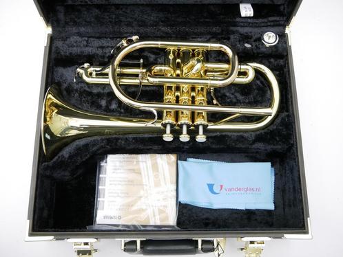 Cornet Yamaha Neo YCR8335II ZOMER Opruiming, Muziek en Instrumenten, Blaasinstrumenten | Trompetten, Met koffer, Nieuw, Overige typen