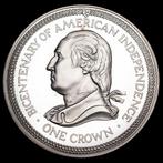 Isle of Man. 1 Crown 1976 - Bicentenary of American, Postzegels en Munten, Munten | Europa | Niet-Euromunten