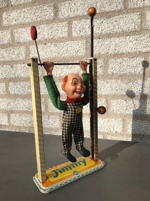 Arnold - Vintage Jimmy Acrobat Circus Clown - Opwindbaar, Antiek en Kunst, Antiek | Speelgoed