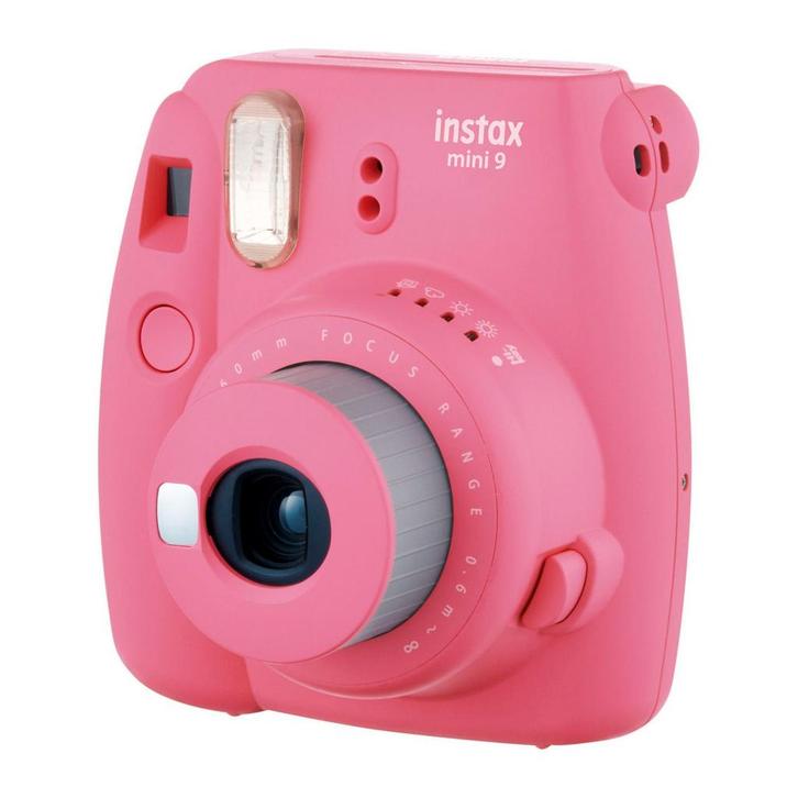 Fujifilm Instax Mini 9 Instant Camera - Roze (Flamingo Pink), Audio, Tv en Foto, Fotocamera's Analoog, Zo goed als nieuw, Verzenden