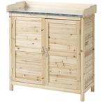 TRUUSK Tuinkast, Planttafel Met Onderkast, Hout, Gereedschap, Verzenden, Nieuw