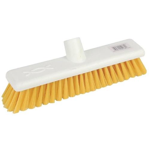 Zachte hygienische bezem 30cm geel | Machine wasbaar tot, Zakelijke goederen, Horeca | Keukenapparatuur, Nieuw in verpakking, Verzenden