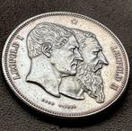 België. Leopold II. 5 Francs Module 1880 15 Rays, Postzegels en Munten, Munten | Nederland