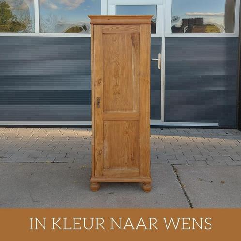 Landelijke klassieke kast, eendeurskast, legkast kledingkast, Antiek en Kunst, Antiek | Meubels | Kasten