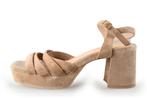 VIA VAI Sandalen in maat 42 Beige | 10% extra korting, Verzenden, Beige, Sandalen of Muiltjes, Zo goed als nieuw