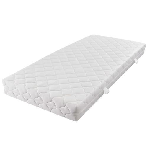 vidaXL Matras met een wasbare hoes 200x160x17 cm, Huis en Inrichting, Slaapkamer | Matrassen en Bedbodems, Nieuw, Verzenden
