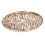 Rond Dienblad Riya 30x30x2cm Croque, Huis en Inrichting, Woonaccessoires | Dienbladen, Nieuw, Ophalen of Verzenden