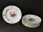 Meissen Carl Teichert - Fiori - 6 piatti - D 20cm- XIX, Antiek en Kunst