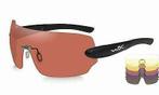 WileyX schietbril - DETECTION met 5 glazen / mat zwart frame, Zonnebril op sterkte, Nieuw, Overige merken, Ophalen of Verzenden