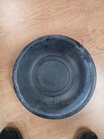 Schaal Zwart Zink 26 cm, Ophalen of Verzenden, Nieuw