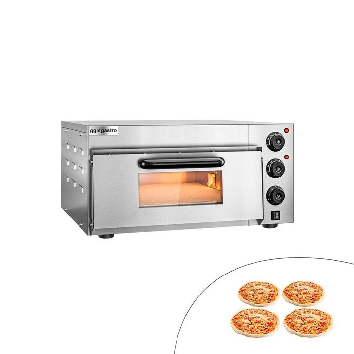 GGM Gastro | Elektrische pizzaoven Compact - (chamottebodem), Tuin en Terras, Pizzaovens, Nieuw, Verzenden