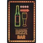 Wandbord -  Beer Bar Open, Nieuw, Ophalen of Verzenden