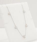 Halsketting - 14 karaat Witgoud - 2.88ct. tw. Diamant, Sieraden, Tassen en Uiterlijk, Kettingen, Nieuw