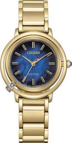 Citizen EM1099-57L Aqua Limited Edition dameshorloge, Sieraden, Tassen en Uiterlijk, Horloges | Dames, Staal, Staal, Verzenden