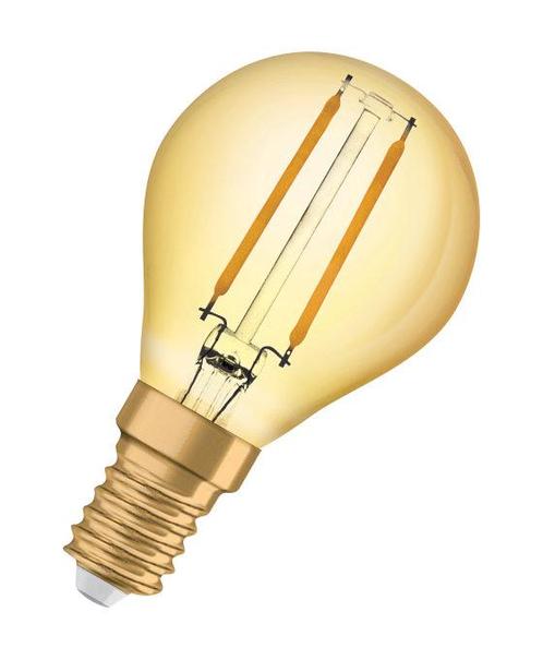 OP=OP Osram LED kogellamp E14 1.5W 120lm 2400K Goud Niet-..., Huis en Inrichting, Lampen | Overige, Nieuw, Ophalen of Verzenden