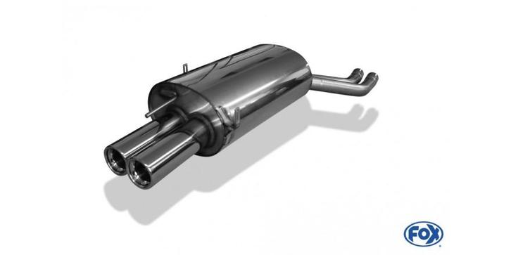 FOX BMW E46 330d/ 330xd einddemper double flow - 2x76 type 1, Auto-onderdelen, Uitlaatsystemen, Nieuw, Verzenden
