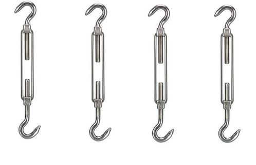 4 x Spanmoer - Snoerspanner voor winddoek RVS - M8, Tuin en Terras, Zonneschermen, Verzenden