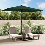 vidaXL Parasol rechthoekig 200x300 cm groen, Tuin en Terras, Parasols, Verzenden, Nieuw, 3 tot 4 meter