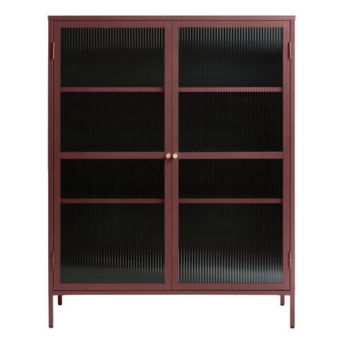 *WOONWINKEL* Lage Wandkast Rood, Huis en Inrichting, Kasten | Wandmeubels, Nieuw, Verzenden