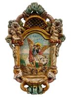 Wijwatervat - 1950-1960 - Sint-Michiel de Aartsengel - 30 cm