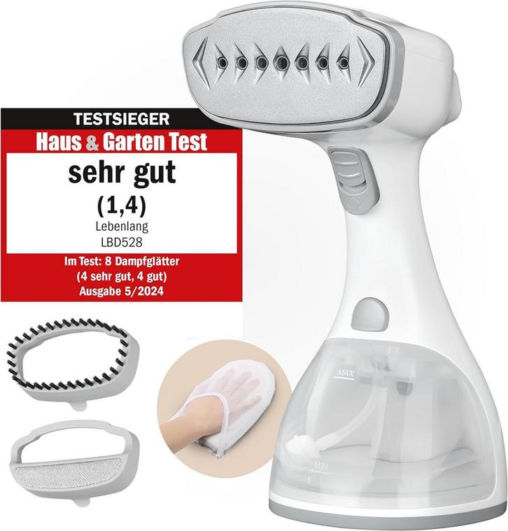 2dekans | LEBENLANG Stoomstrijkijzer – Handstomer met LCD &, Witgoed en Apparatuur, Strijkijzers en Strijkplanken, Gebruikt, Ophalen of Verzenden